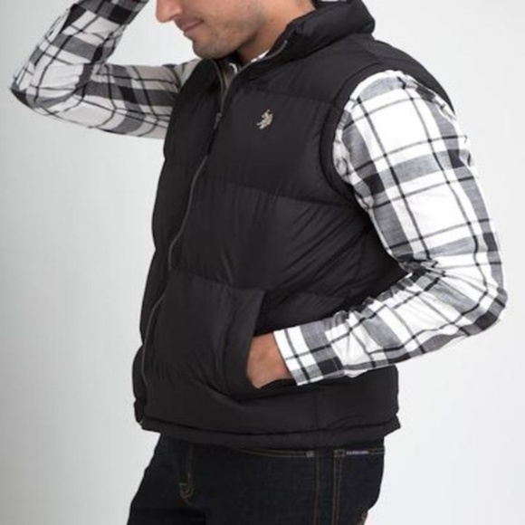 U.S. Polo Assn. Other - NEW US Polo Assn Black Zip Up Winter Vest Size XL
